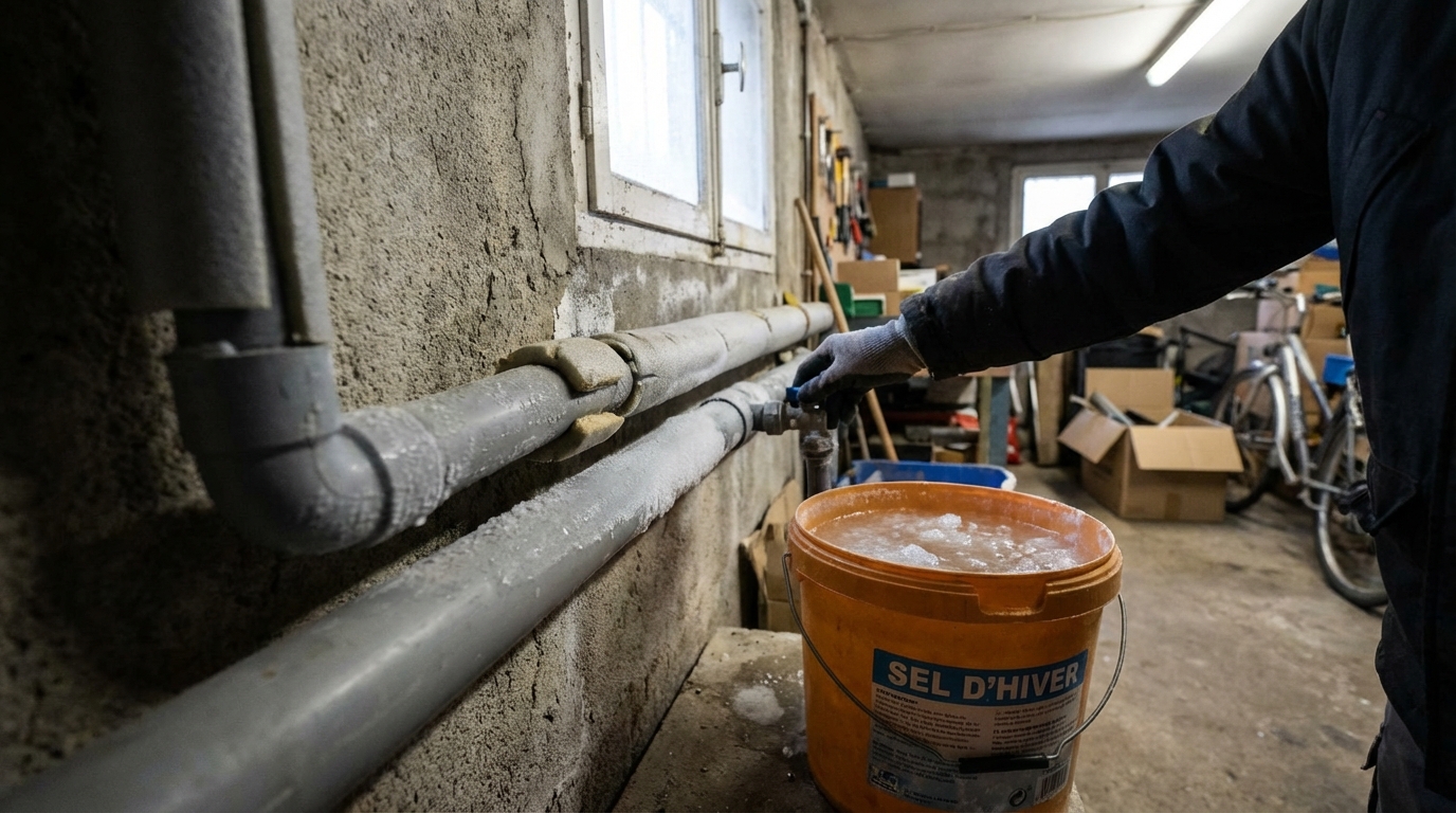 Garage et cave glacés : cette astuce avec un simple seau peut vous éviter de très gros dégâts cet hiver