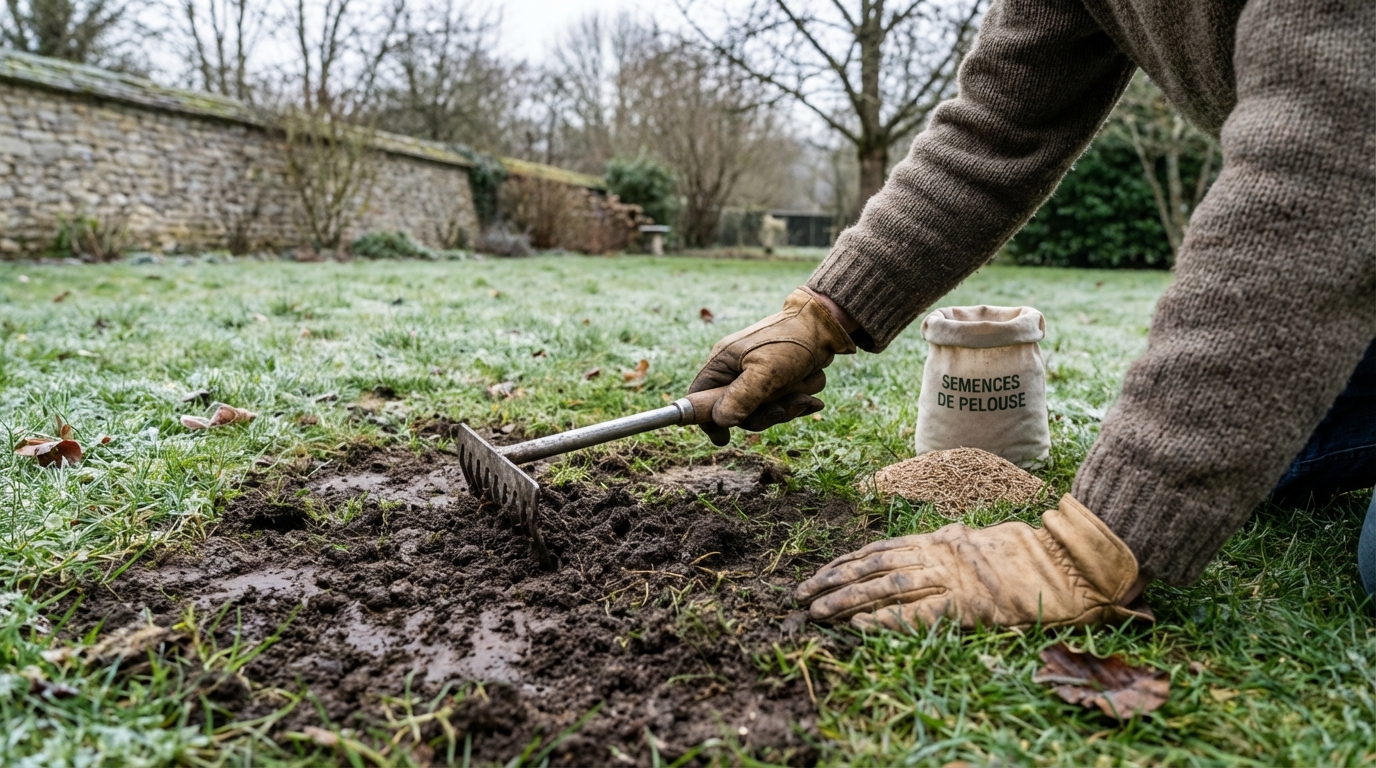 Gazon jauni et clairsemé : ce geste à faire avant mars si vous ne voulez pas passer l&rsquo;été à désherber