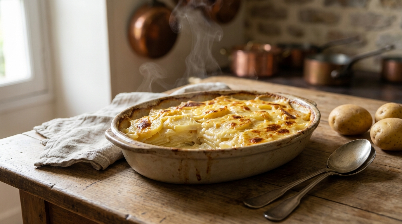 Gratin dauphinois : arrêtez de mettre du fromage, ce mélange inattendu rend les pommes de terre ultra-fondantes