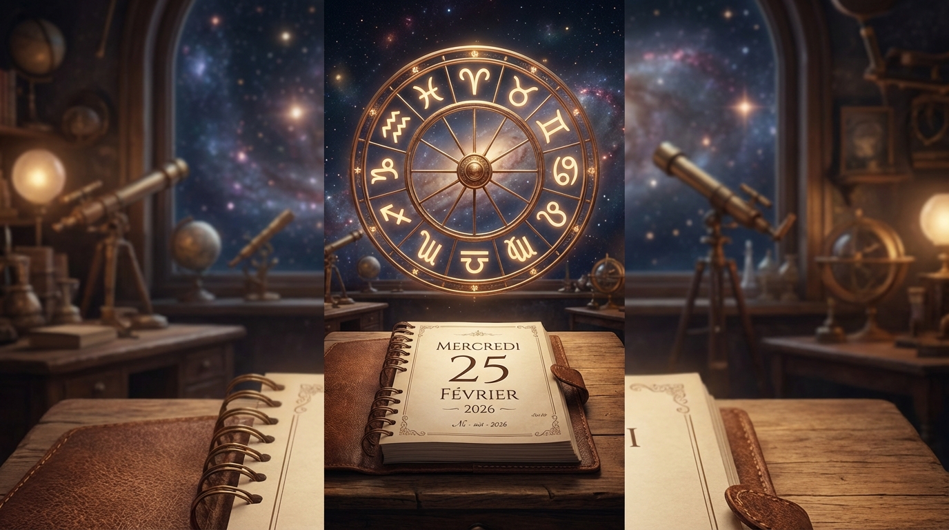 Horoscope du mercredi 25 février 2026 signe par signe : ces signes qui vont être secoués en amour, argent et travail