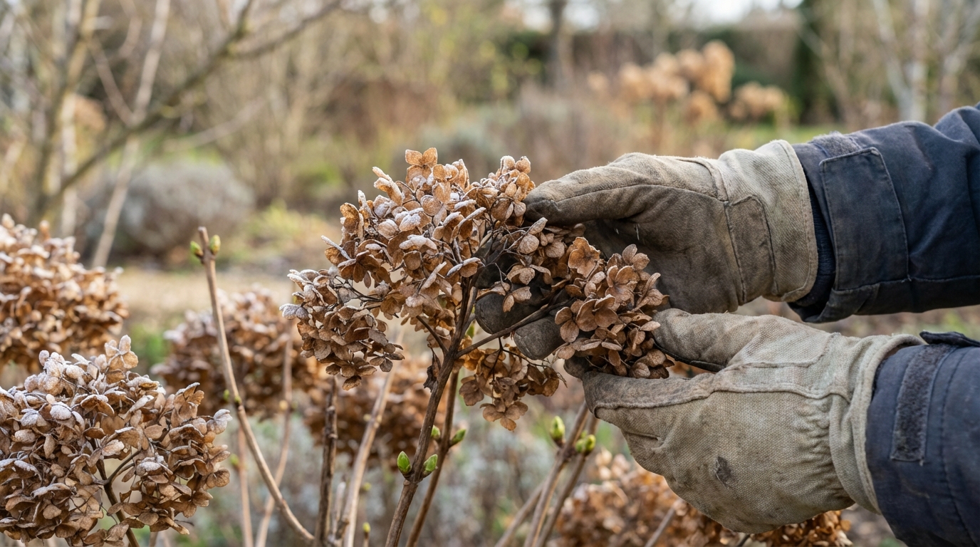 Hortensias : en février, ce geste unique à contre-courant que font tous les jardiniers évite une floraison ratée