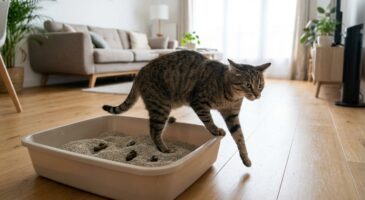 Il ne recouvre jamais ses besoins : ce détail dans la litière trahit souvent un vrai malaise chez votre chat