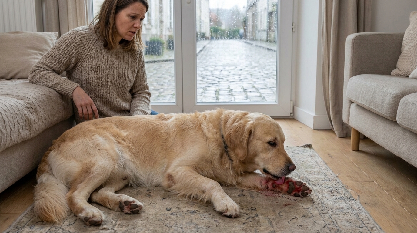 Il se lèche les pattes sans arrêt : ces 7 signaux prouvant que votre chien tente de vous alerter sont à surveiller
