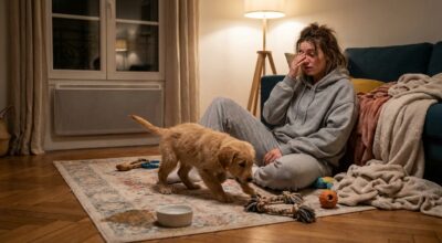 J&rsquo;ai adopté un chiot et personne ne m&rsquo;avait parlé de ce « puppy blues » qui allait me faire regretter mon choix