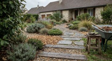 Jardin : 6 idées d’allées pas chères sans béton à faire en week-end pour en finir avec la boue