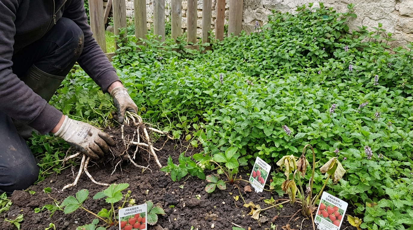 Jardin : cette plante aromatique « increvable » transforme votre potager en cauchemar vert en quelques mois