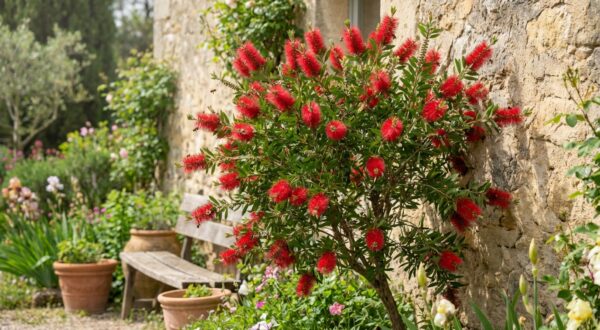 Jardiniers : ce drôle d&rsquo;arbuste rouge qui affole les abeilles et résiste au froid est à planter sans tarder ce printemps