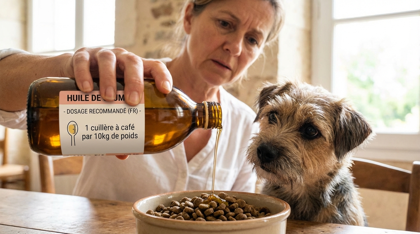 « Je lui donnais ce complément chaque matin » : cette huile riche en oméga-3 qui met votre chien en danger