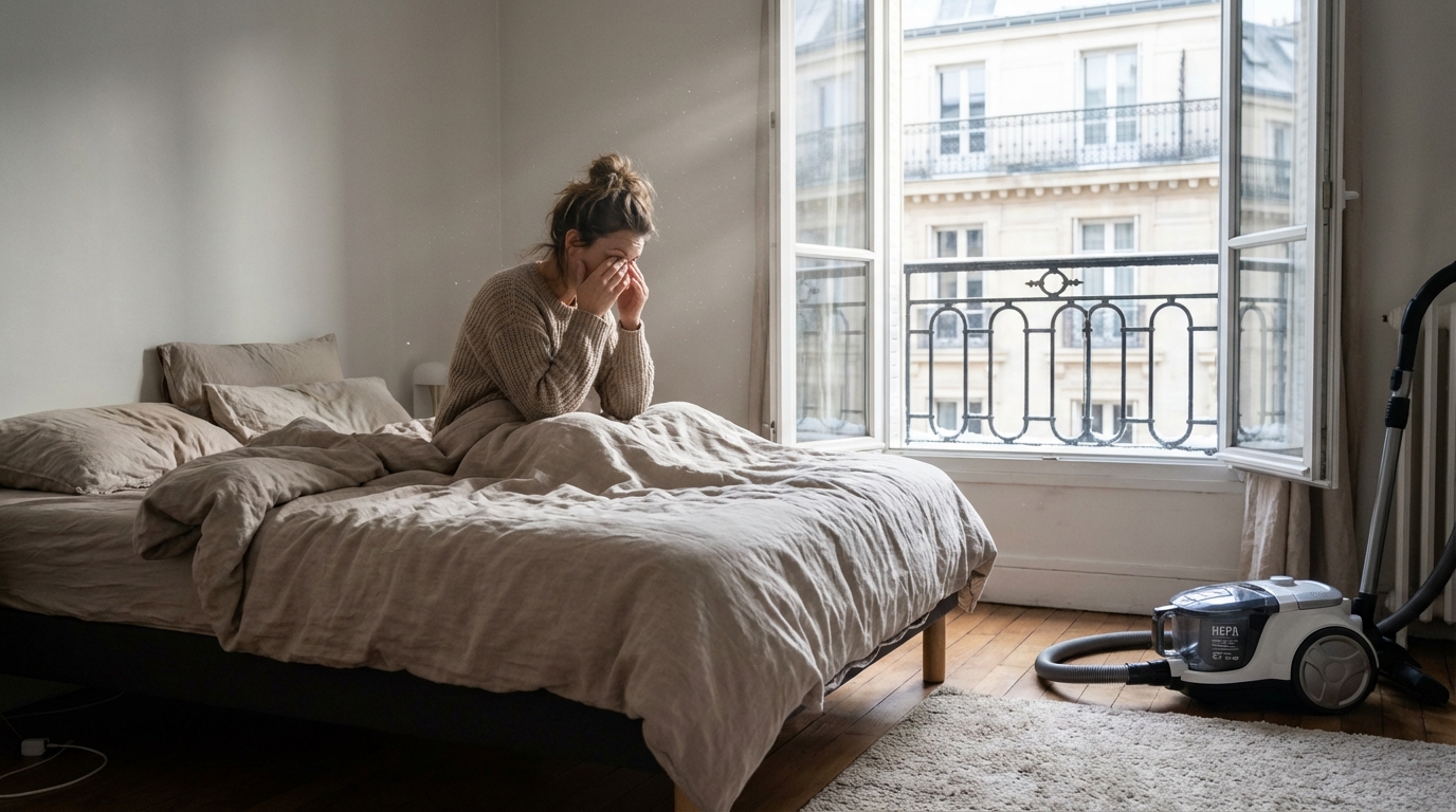 « Je me réveillais épuisée chaque matin » : ce rituel méconnu en 3 gestes dans la chambre a tout changé cet hiver