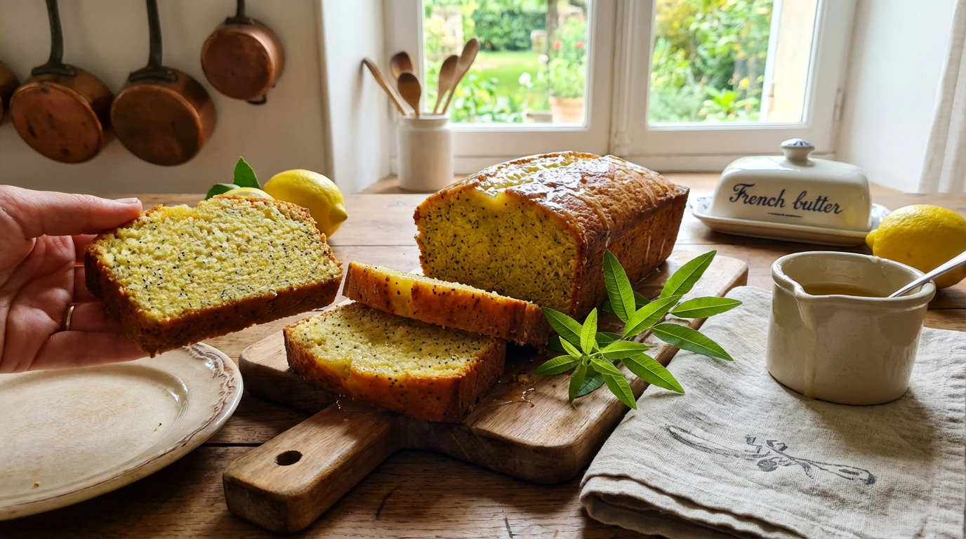 « Je ne comprends pas » : ce cake citron-pavot si moelleux affole les invités grâce à un geste à la sortie du four