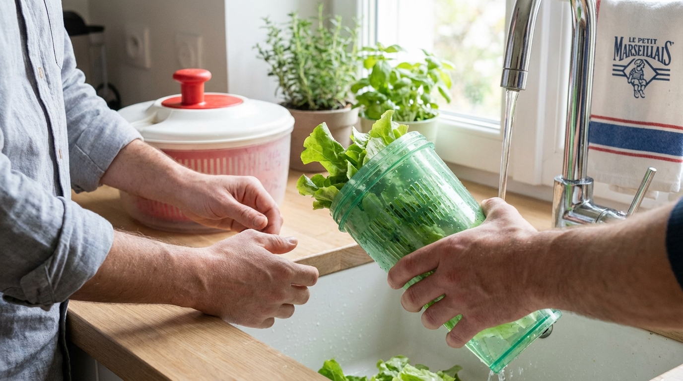 «Je ne comprends pas comment j’ai pu m’en passer» : cet accessoire IKEA à 3 € rend l’essoreuse à salade inutile
