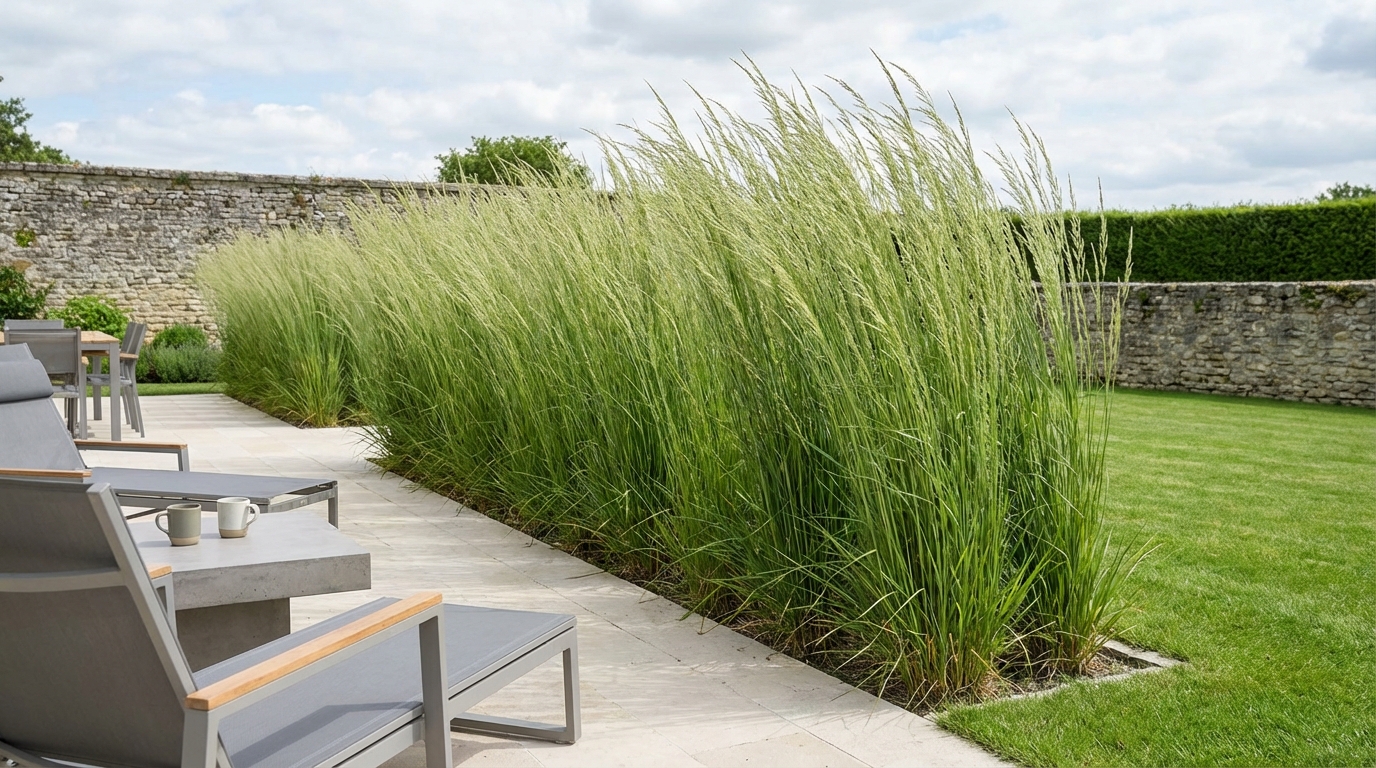 Je ne planterai plus jamais de bambou : cette autre graminée fait un brise-vue parfait sans jamais envahir