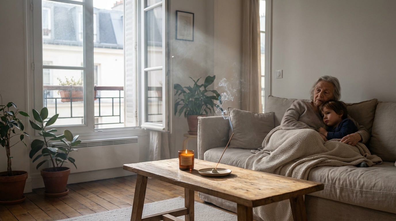 Je pensais assainir ma maison avec des bougies et de l’encens : cette erreur remplit votre salon de polluants invisibles