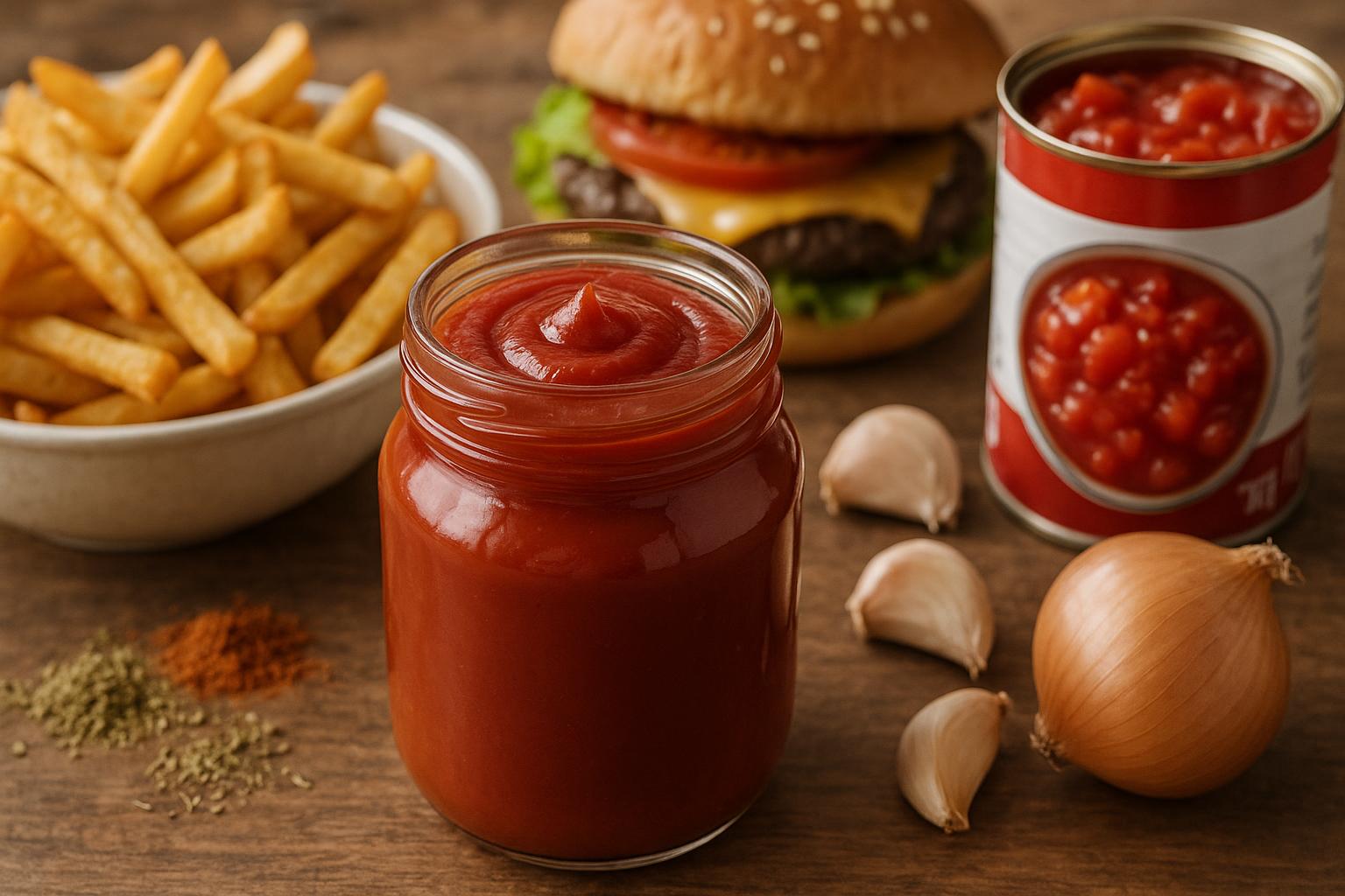 Ketchup industriel : cette recette minute avec une simple conserve, bien moins sucrée, change tout sur vos frites