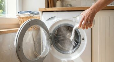 Lave-linge qui sent le moisi : cet ingrédient du placard stoppe l’odeur de cave en un cycle, pas le vinaigre blanc