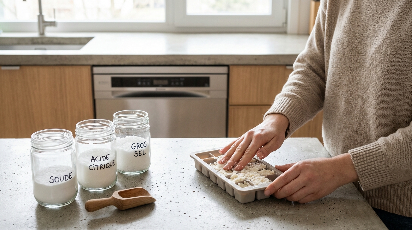 Lave-vaisselle : ce mélange de 3 ingrédients de votre placard fait mieux que les pastilles et divise la facture par 3