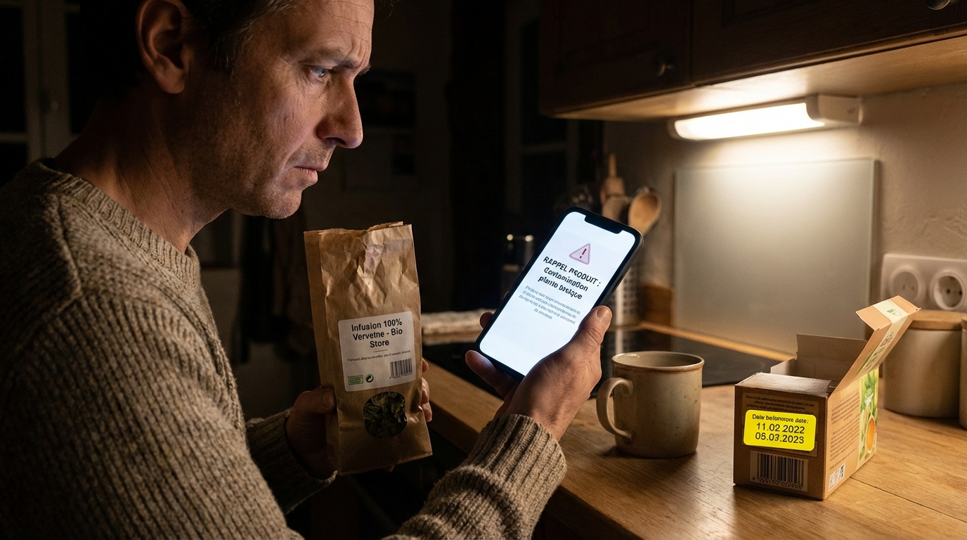 Les Comptoirs de la Bio : cette tisane bio du soir contaminée par une plante hallucinogène, vérifiez vos placards