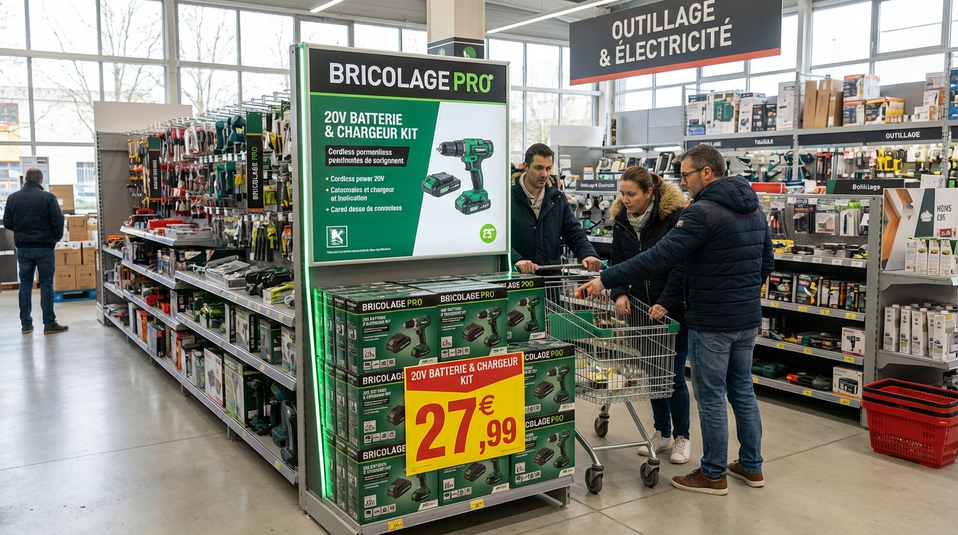 Lidl : ce kit batterie Parkside 20V à moins de 30 € affole les bricoleurs, mais est-ce vraiment le bon plan ?
