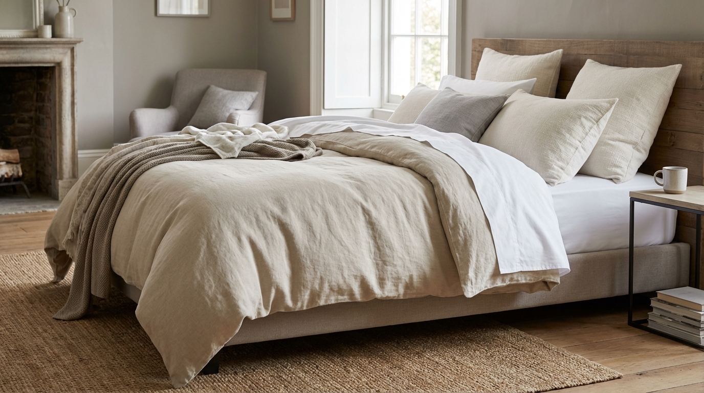 Linge de lit pour lit double : cette erreur de taille gâche vos nuits, voici comment choisir les bonnes matières