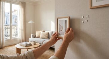 Locataires : ne percez plus vos murs pour accrocher vos cadres, ce revêtement mural malin change tout