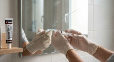 Miroir fissuré : ne le jetez surtout pas avant d’avoir tenté cette injection inspirée des pare-brise