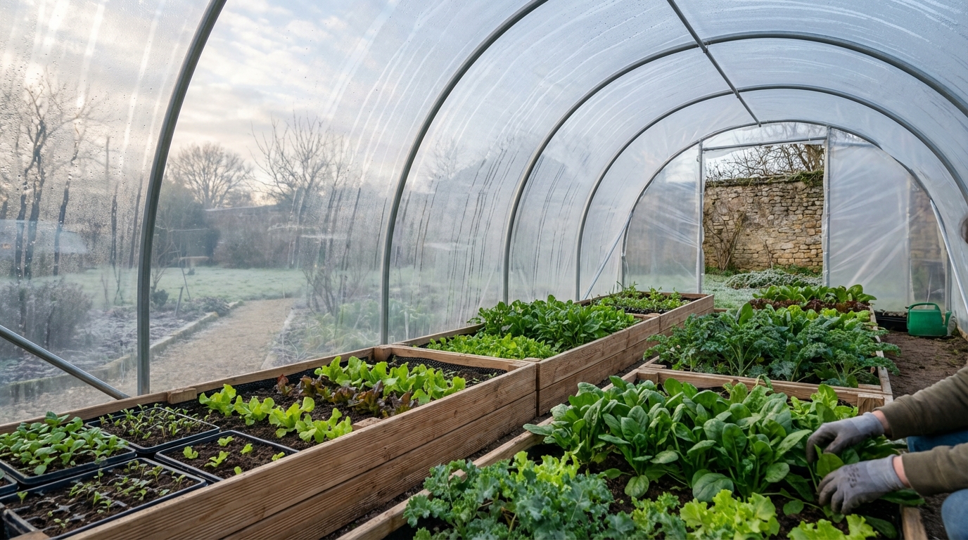 Moins de 8 € le m² : cette grande serre tunnel en déstockage que seuls les jardiniers prévoyants peuvent encore s&rsquo;offrir