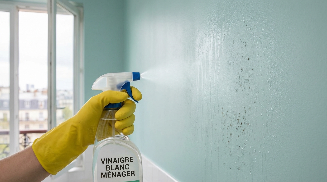 Moisissures sur mur peint : ce mélange de cuisine efface tout, mais devient dangereux si vous dépassez ce délai précis