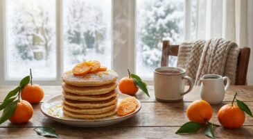 Ne faites plus vos pancakes d’hiver sans cet agrume entier dans la pâte : le moelleux n’a plus rien à voir