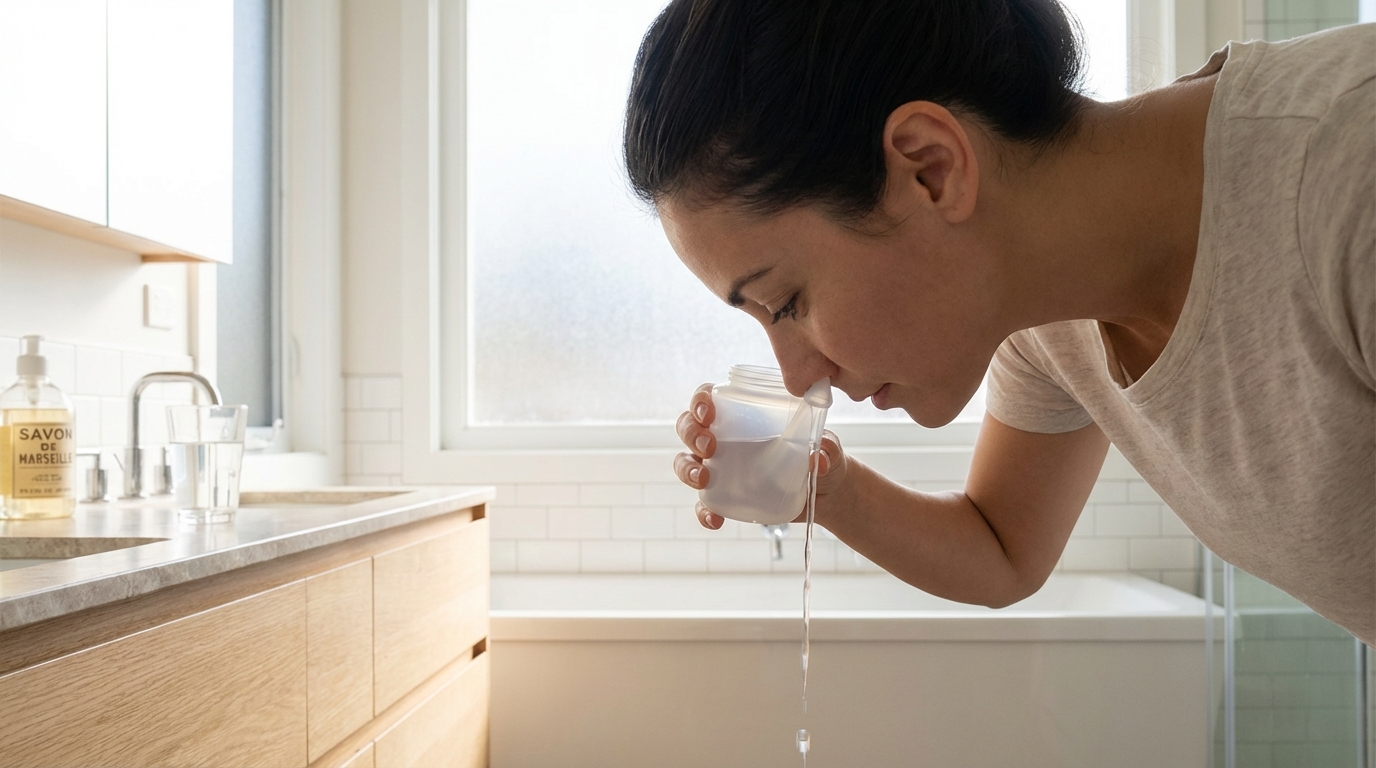 Nez bouché en continu cet hiver : ce rituel de 2 minutes libère vos sinus sans vous moucher