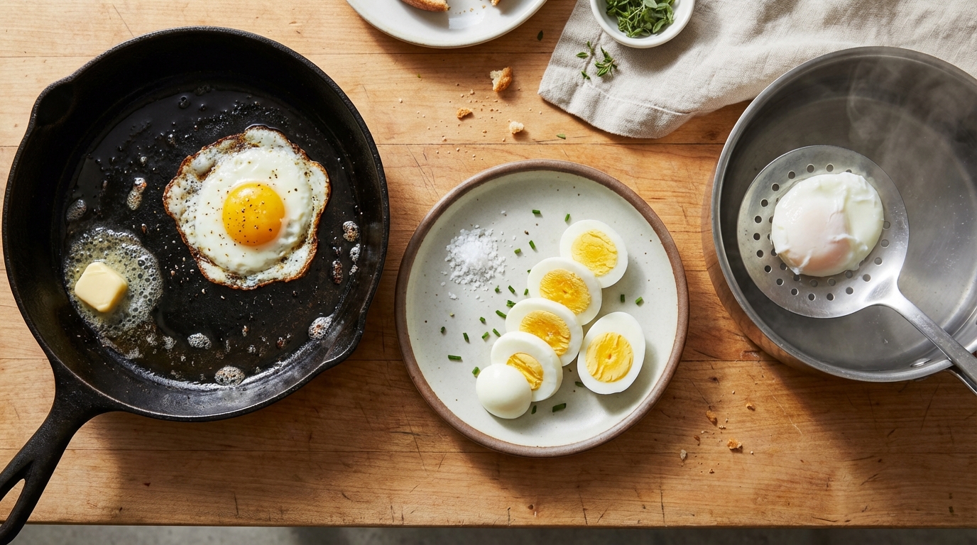 Œuf au plat, dur, omelette : cette cuisson que vous snobez est pourtant la plus saine pour votre corps