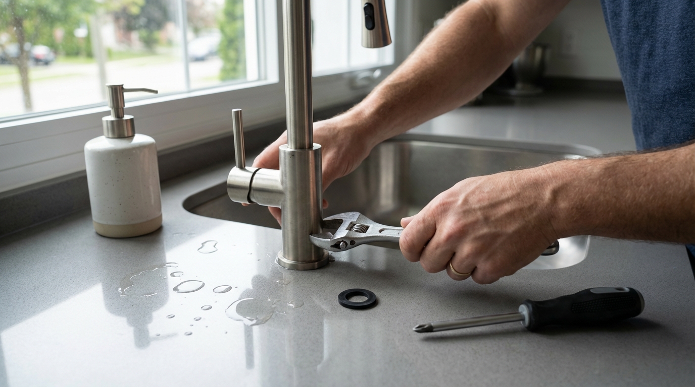 Oubliez le plombier : cette petite pièce à quelques centimes stoppe net un robinet qui goutte et évite 180 € par an