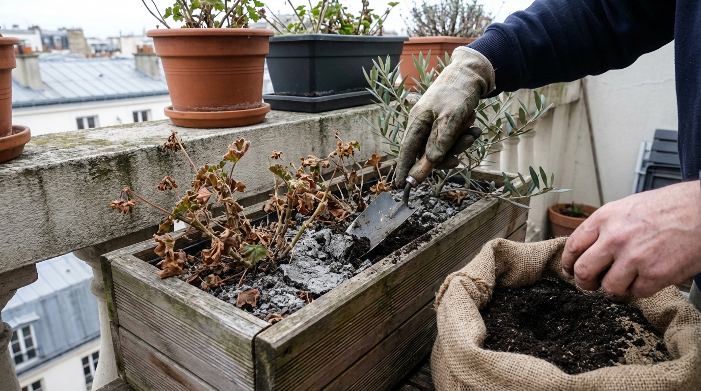 Oubliez l’engrais : ce geste méconnu au balcon réanime vos potées après l’hiver et dope la floraison