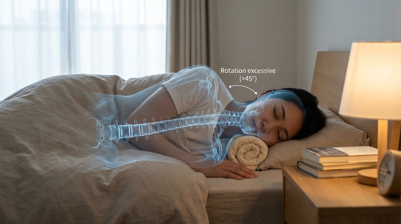 Oubliez l’oreiller ergonomique : cette rotation nocturne de la tête abîme vos cervicales sans que vous le sachiez