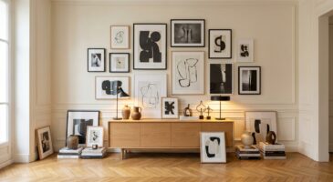 Pas un euro à dépenser : cette méthode transforme votre salon banal en galerie d’art en quelques heures