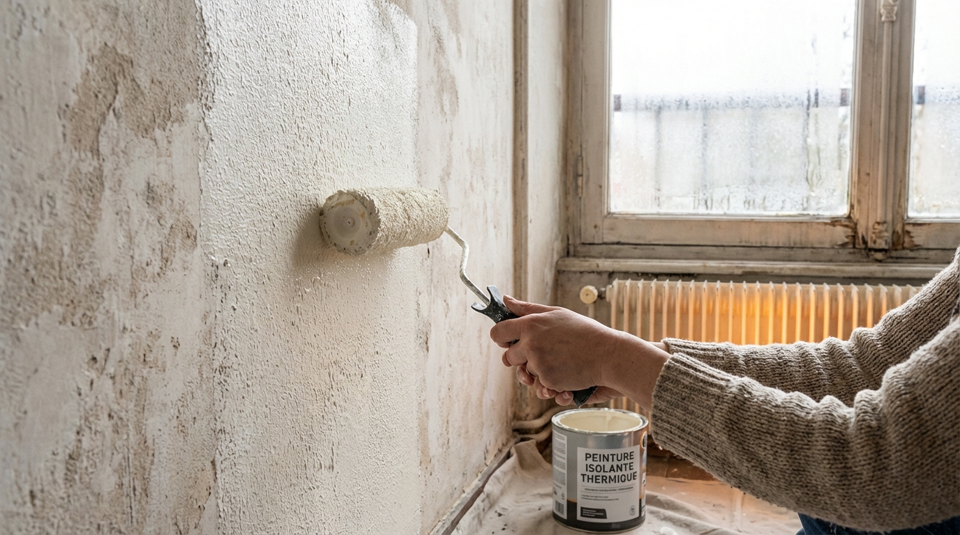 Peinture isolante : cette solution miracle qu&rsquo;on vous vend pour chauffer moins cache une vérité gênante chez vous