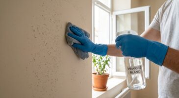 Peinture piquée de moisissures : ce dosage 1 pour 3 à connaître avant de ruiner vos murs colorés