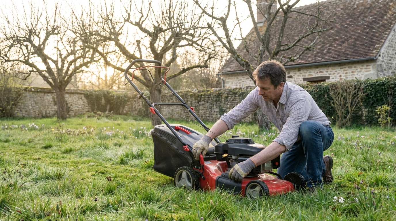 Pelouse : avant le redoux, ne tondez plus comme ça, ce réglage caché de la tondeuse change tout au printemps