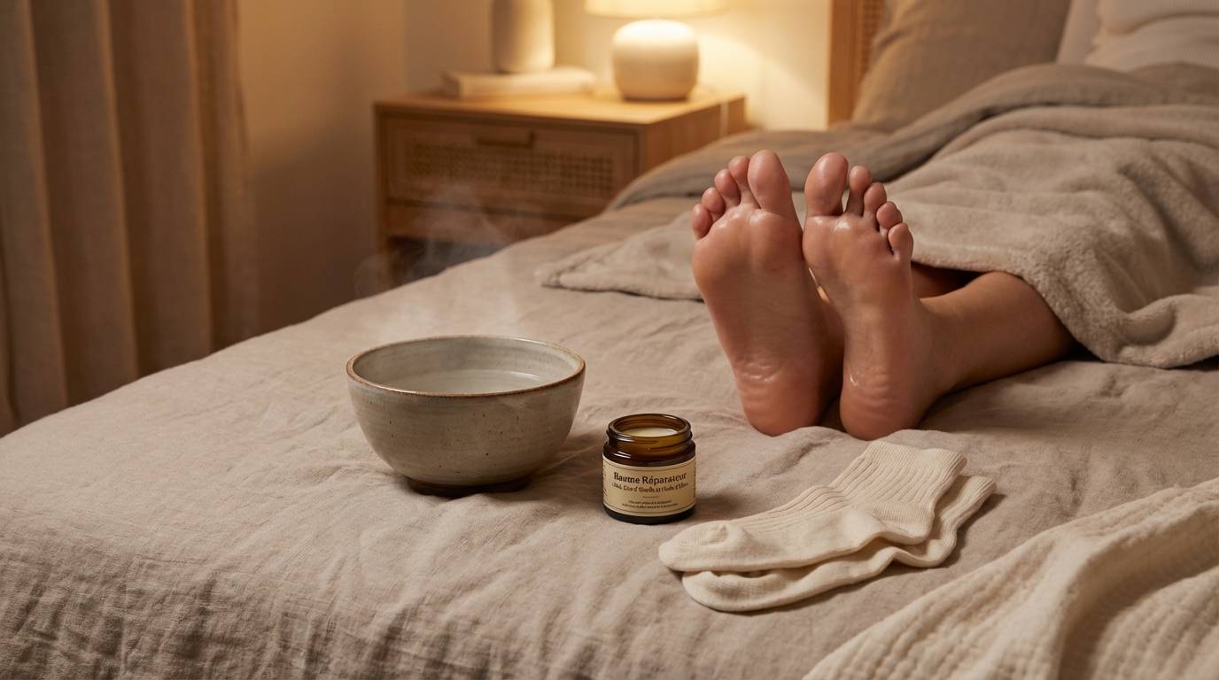 Pieds secs, talons qui craquent : ce baume maison à base d’un ingrédient de cuisine change tout en 21 jours
