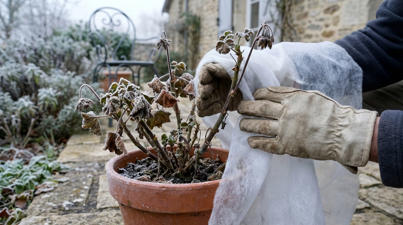 Plante gelée dehors, feuilles brûlées : ce plan d’urgence en 10 minutes la sauve souvent, si vous évitez cette erreur