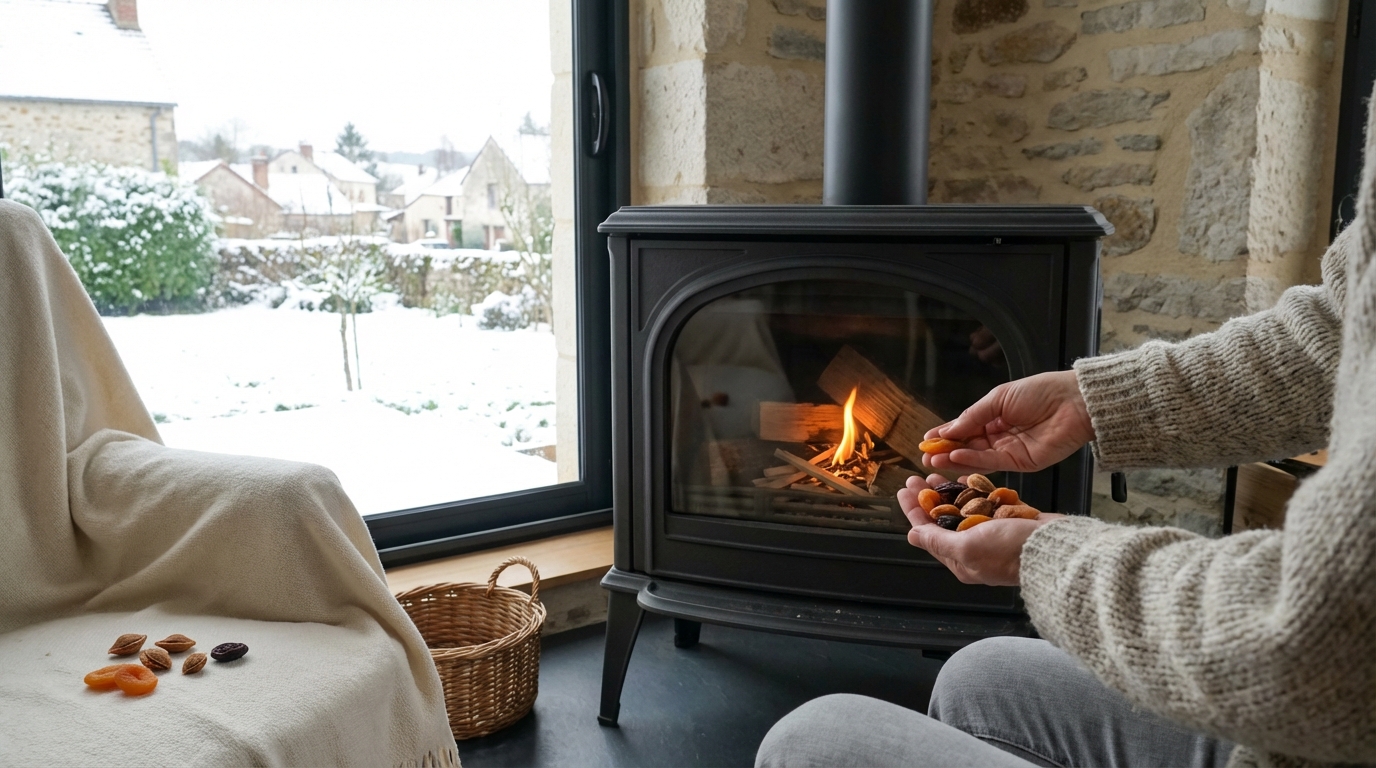 Poêle à bois : ne dépensez plus 1 € en allume-feu, ce déchet de vos desserts d’été change tout cet hiver