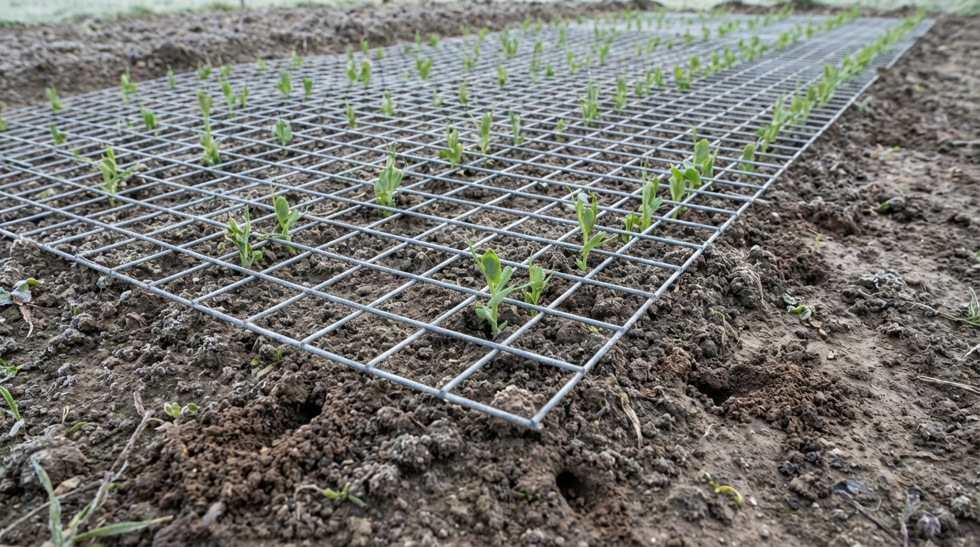 Potager : ce geste tout simple stoppe net les rongeurs et sauve enfin vos semis de pois et fèves