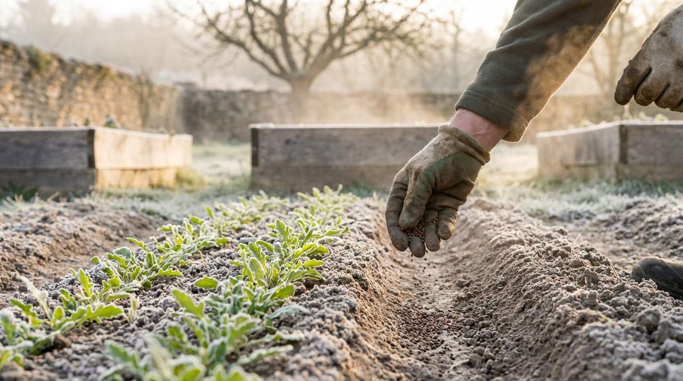 Potager d’hiver : semez dès février cette salade sauvage ultra-rustique pour des feuilles croquantes avant le printemps