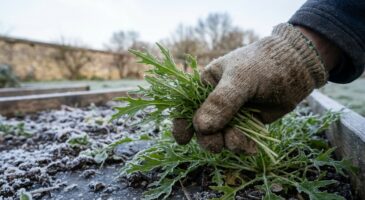 Potager gelé : cette salade japonaise méconnue pousse encore et vous offre des récoltes en plein épisode de gel
