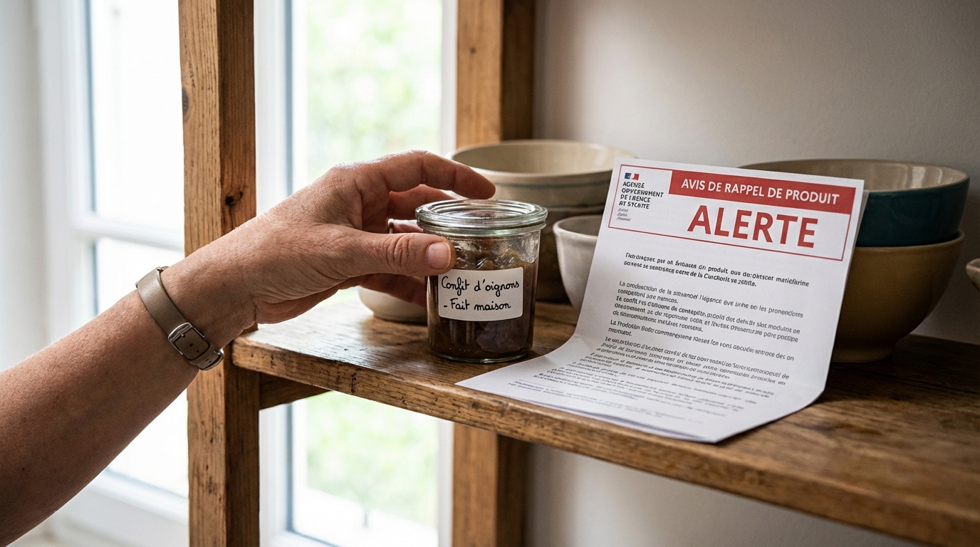 Rappel conso : ce confit d’oignons Comptoir des Bouriettes présente un défaut discret, regardez vos placards