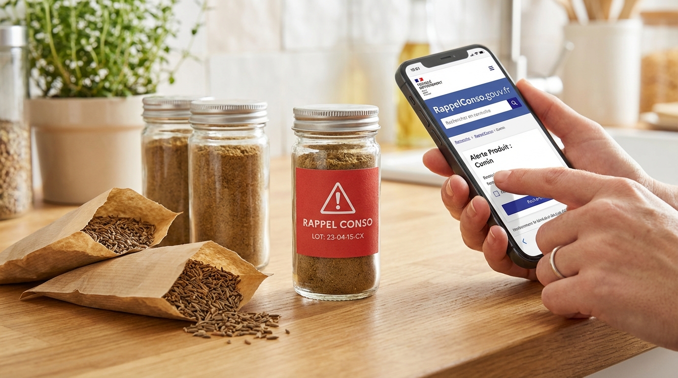 Rappel conso : vendue chez MesZépices.com et en supermarché, cette épice du placard menace votre foie