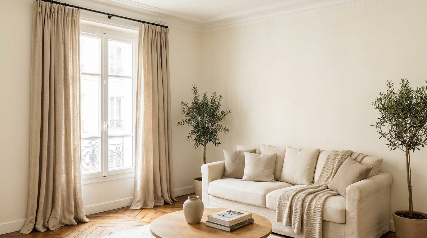 Rideaux en lin : cette méthode anti-ruine pour un rendu ultra chic que les enseignes ne vous diront jamais