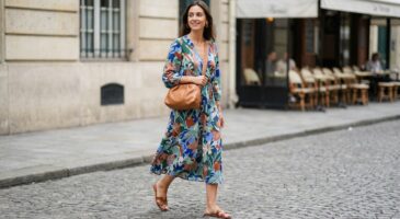 Robe imprimée : cette règle toute simple pour l’accessoiriser sans ressembler à un sapin de Noël