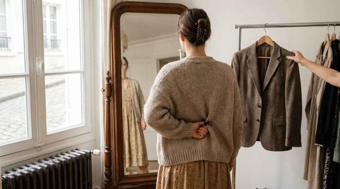 Robes trop larges : ce geste des stylistes avec cet accessoire de salle de bains affine votre silhouette en 10 s