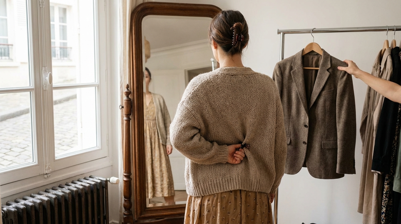 Robes trop larges : ce geste des stylistes avec cet accessoire de salle de bains affine votre silhouette en 10 s