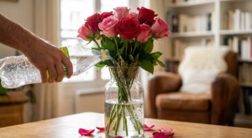 Roses qui fanent en 3 jours : versez cette boisson transparente du frigo pour les garder 1 semaine de plus